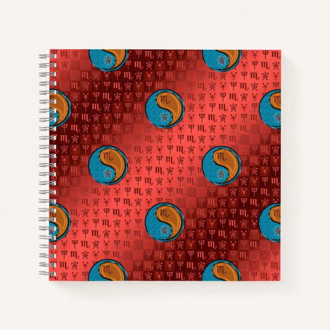 Cuaderno Escorpio & Tigre de Madera (Anverso)