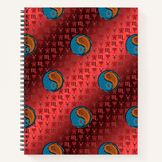 Cuaderno Escorpio & Tigre de Madera (Anverso)