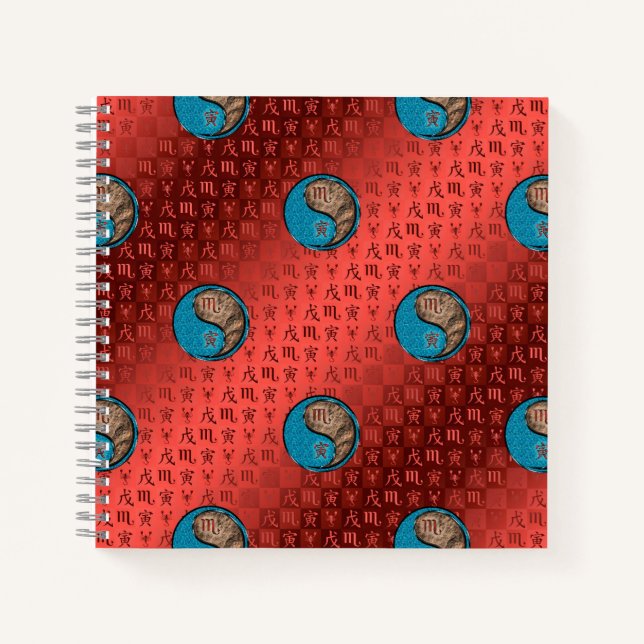 Cuaderno Escorpio & Tigre de Tierra (Anverso)