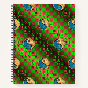 Cuaderno Escorpio y Cabra de Fuego
