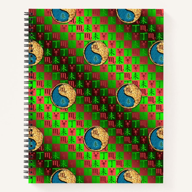 Cuaderno Escorpio y Cabra de Fuego (Anverso)