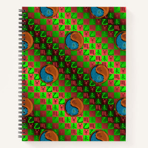 Cuaderno Escorpio y Cabra de Madera
