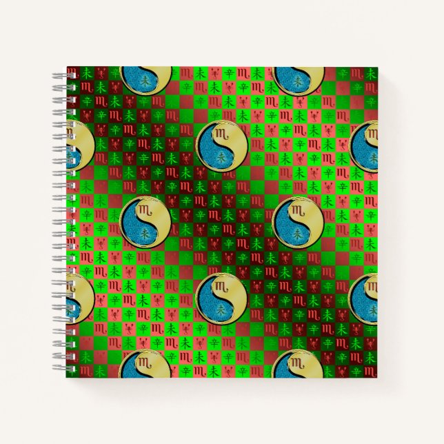 Cuaderno Escorpio y Cabra de Metal (Anverso)