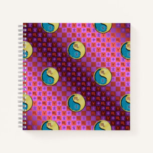 Cuaderno Escorpio y Cerdo de Metal