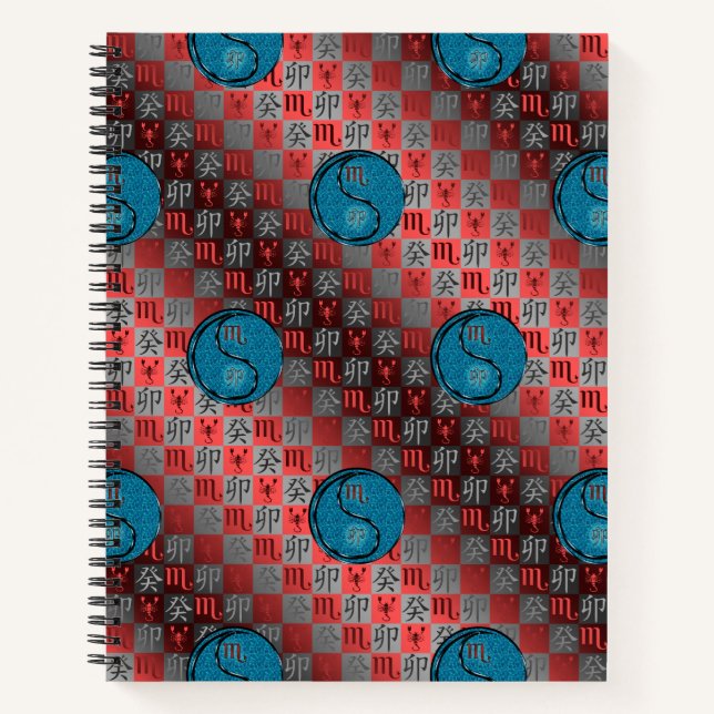 Cuaderno Escorpio y Conejo de Agua (Anverso)