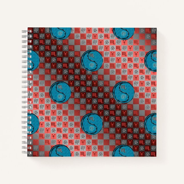 Cuaderno Escorpio y Conejo de Agua (Anverso)