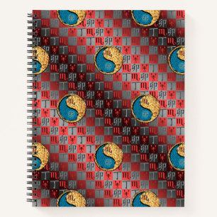 Cuaderno Escorpio y Conejo de Fuego