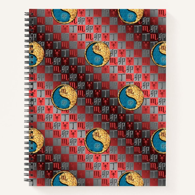 Cuaderno Escorpio y Conejo de Fuego (Anverso)
