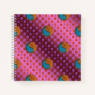 Cuaderno Escorpio y Gallo de Madera