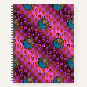 Cuaderno Escorpio y Gallo de Tierra