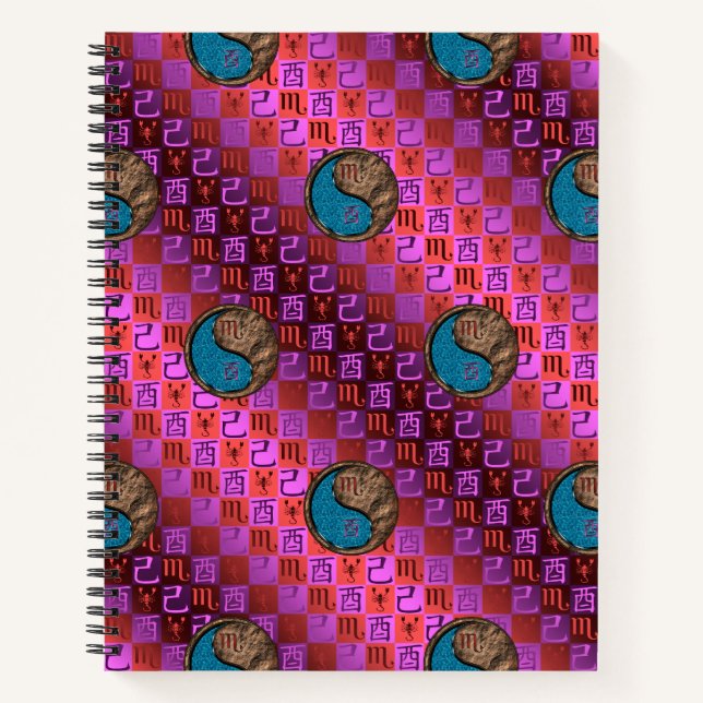 Cuaderno Escorpio y Gallo de Tierra (Anverso)