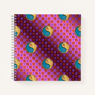 Cuaderno Escorpio y Jabalí de Fuego