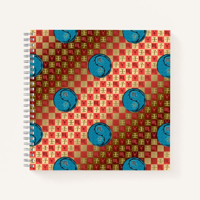 Cuaderno Escorpio y Rata de Agua (Anverso)