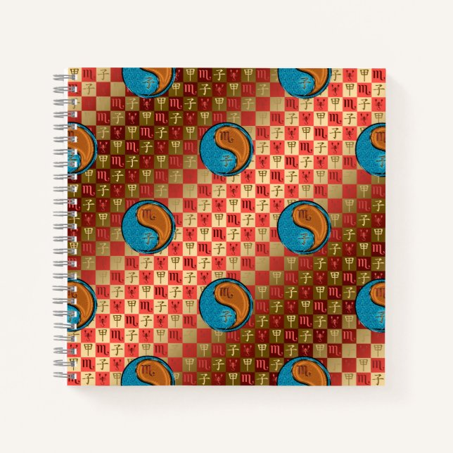 Cuaderno Escorpio y Rata de Madera (Anverso)