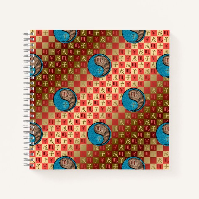 Cuaderno Escorpio y Rata de Tierra (Anverso)