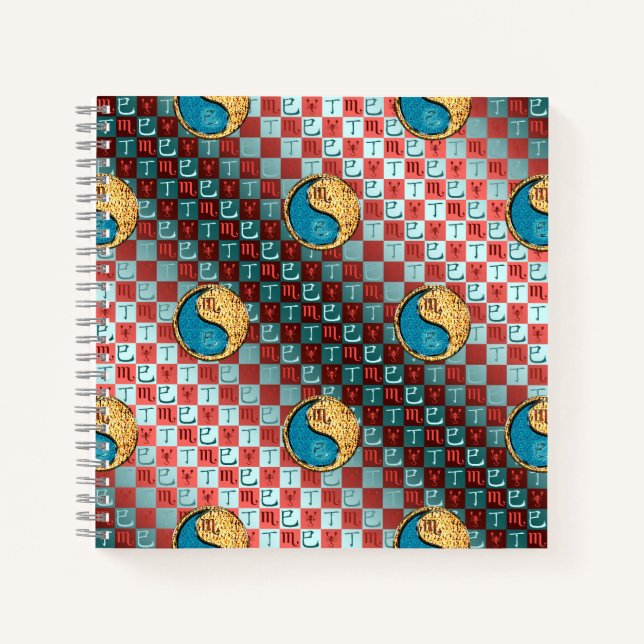 Cuaderno Escorpio y Serpiente de Fuego (Anverso)