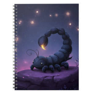 Cuaderno Escorpio Zodiaco - Escorpión Celeste Cuto