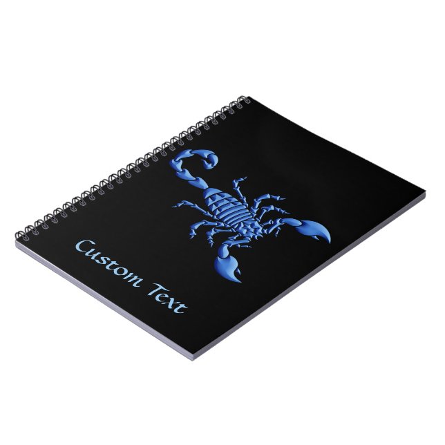 Cuaderno Escorpión azul (Lado Izquierdo)