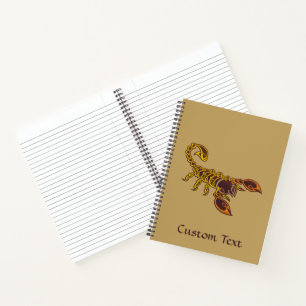 Cuaderno Escorpión de nudo celta