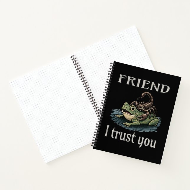Cuaderno Escorpión y Rana - Amigo, Te Confío (Interior)