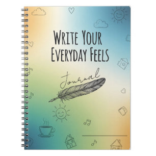 Cuaderno Escribe tu diario de sentidos cotidianos - Un rega