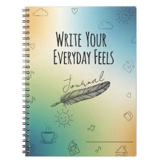 Cuaderno Escribe tu diario de sentidos cotidianos - Un rega