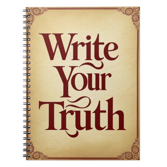 Cuaderno Escribe Tu Verdad (Frente)