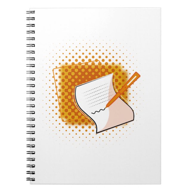 Cuaderno Escribiendo a Lover (Frente)