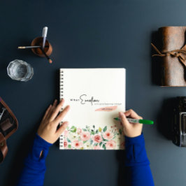 Cuaderno Escribiendo bloc de notas de terapia