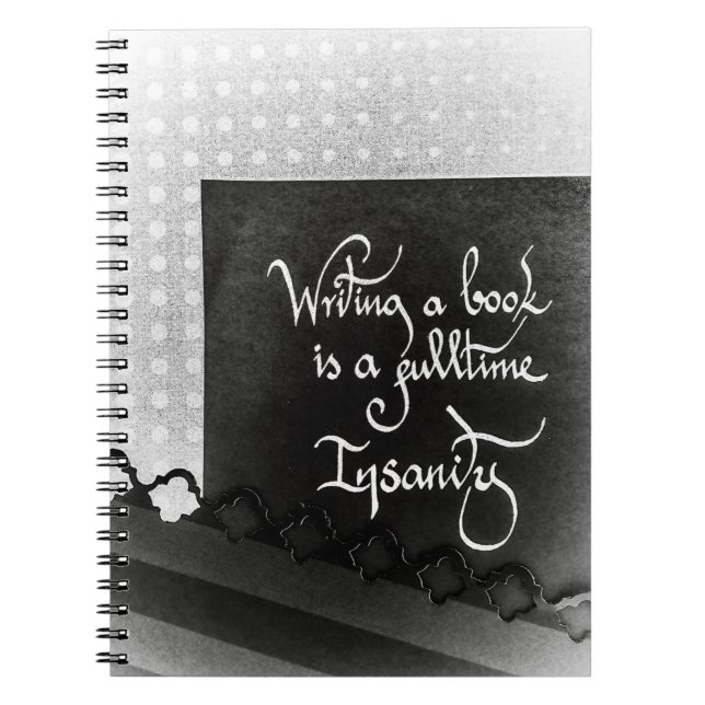Cuaderno Escribiendo un manifiesto del autor del libro en b (Frente)
