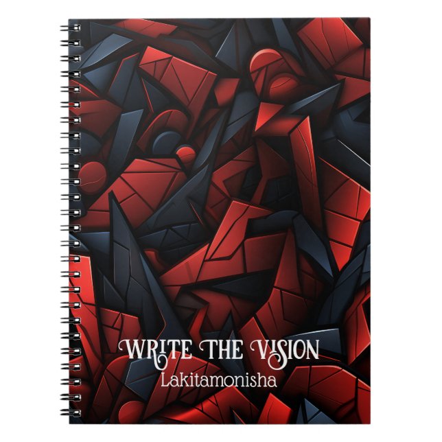 Cuaderno Escribir El Resumen De Vision Cinnabar (Frente)