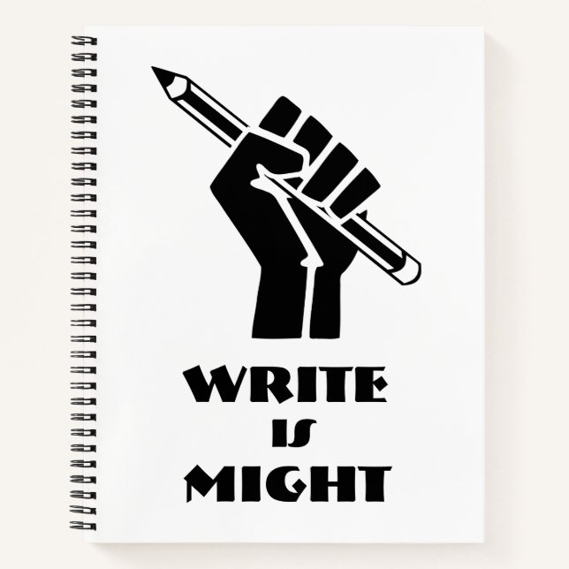 Cuaderno Escribir es poder (Anverso)