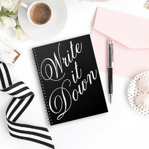 Cuaderno Escribir la tipografía