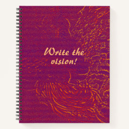 Cuaderno Escribir La Visión
