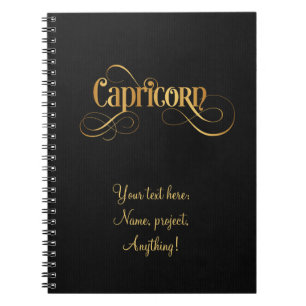 Cuaderno Escribir rápidamente el Rótulo Zodiac Capricorn Go