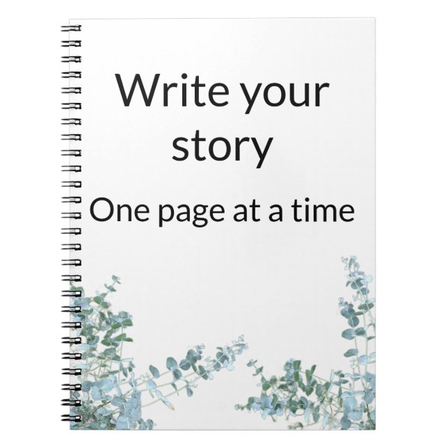 Cuaderno Escribir su historia - Portátil fotográfico motiva (Frente)