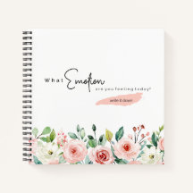 Escribir sus emociones en el bloc de notas