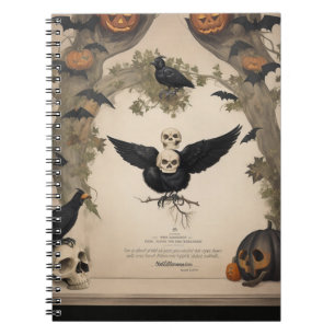 Cuaderno Escribir sus historias fantasma en estilo con Crow