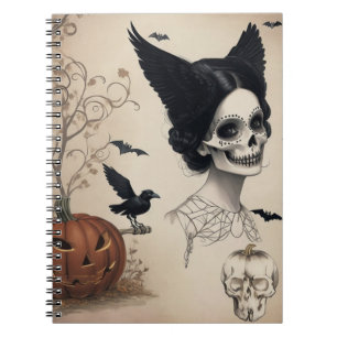 Cuaderno Escribir sus pensamientos fantasmales en estilo co