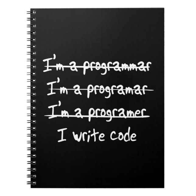 Cuaderno Escribo código (Frente)