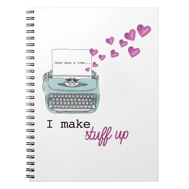 Cuaderno ESCRIBO COSAS CRONOLÓGICAS ESpirales para escritor (Frente)