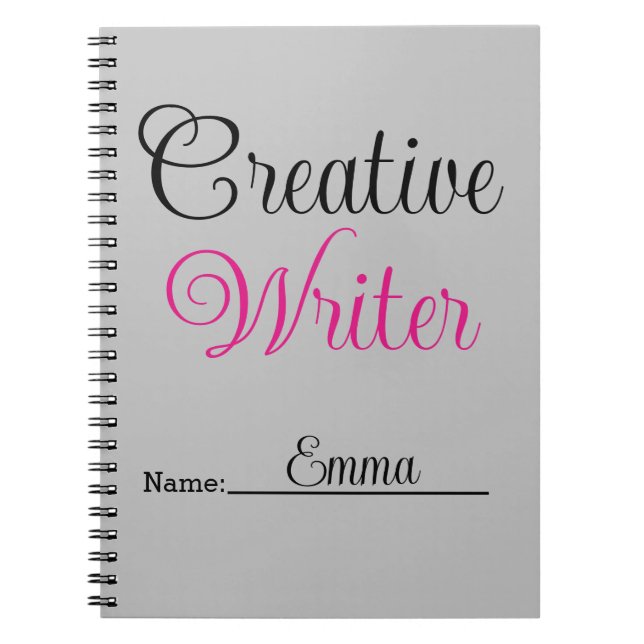 Cuaderno Escritor creativo Pastel Rosa (Frente)
