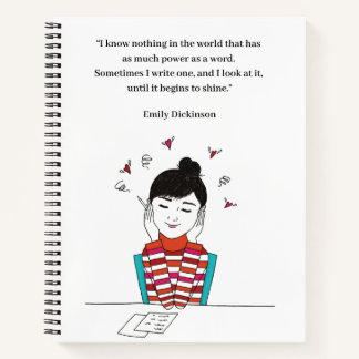 Cuaderno Escritor de cartas 1_Emily Dickinson cita 2