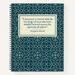 Cuaderno Escritor de citas de Virginia Woolf