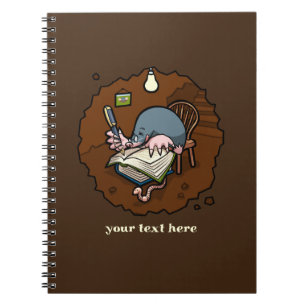 Cuaderno Escritor De Mole Cute Añadir Su Personalizado De B