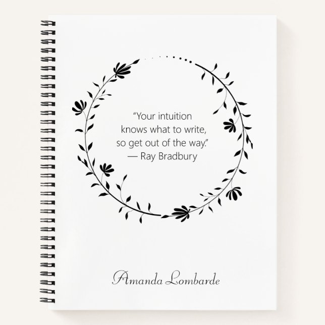 Cuaderno Escritor inspirador (Anverso)