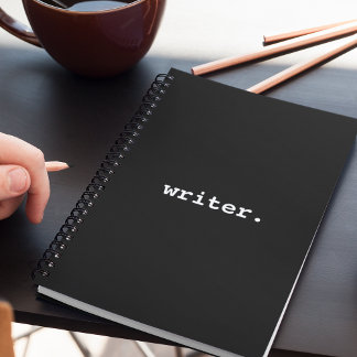 Cuaderno Escritor negro