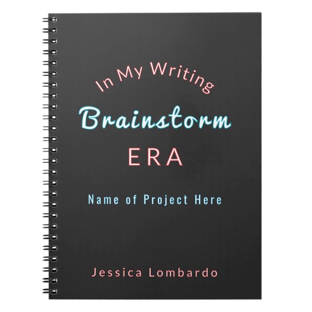 Cuaderno Escritor personalizado (Frente)