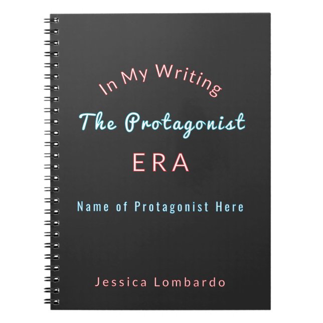 Cuaderno Escritor personalizado (Frente)