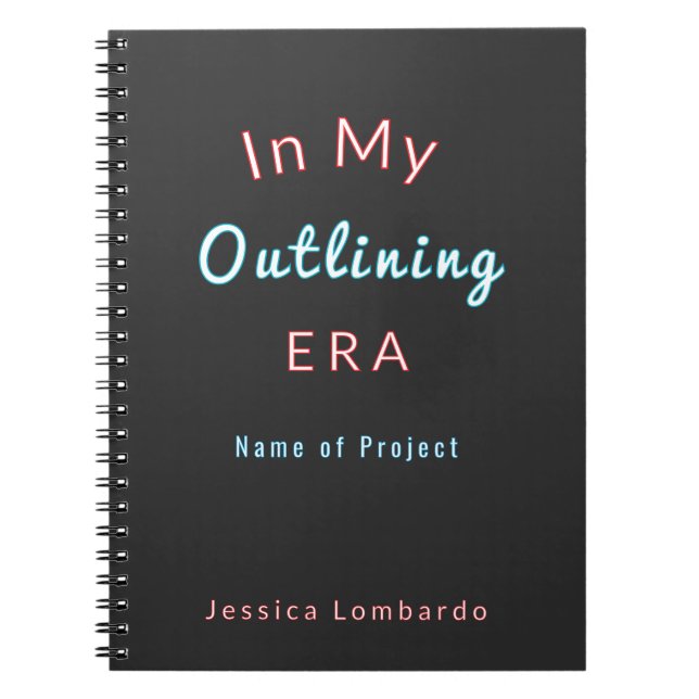 Cuaderno Escritor personalizado (Frente)